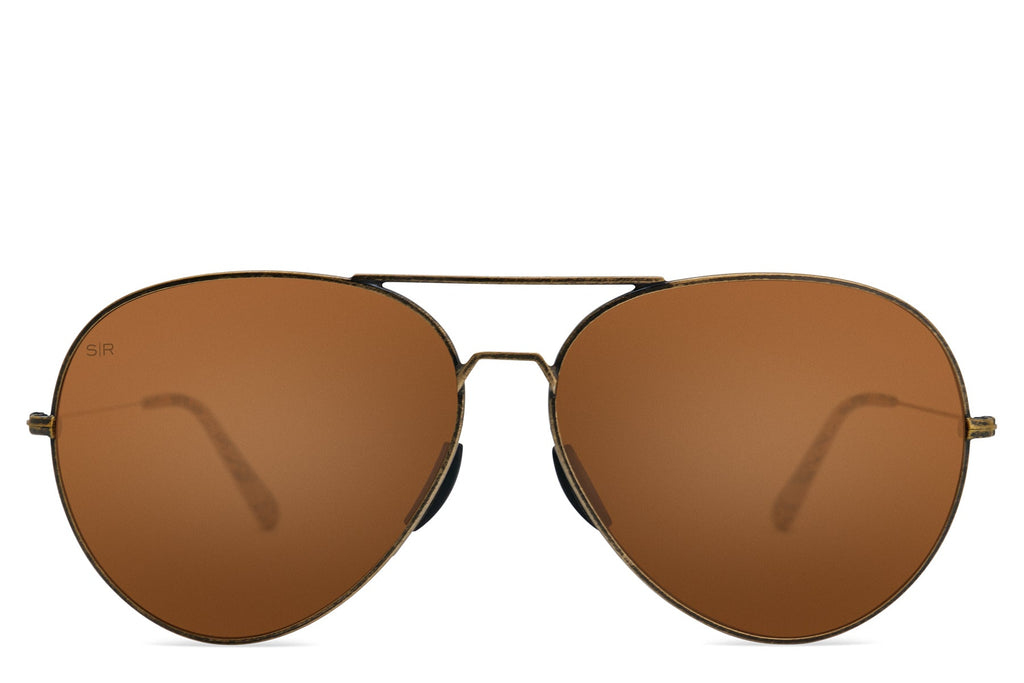 Tangle Free Aviator - Snakeskin Polarized